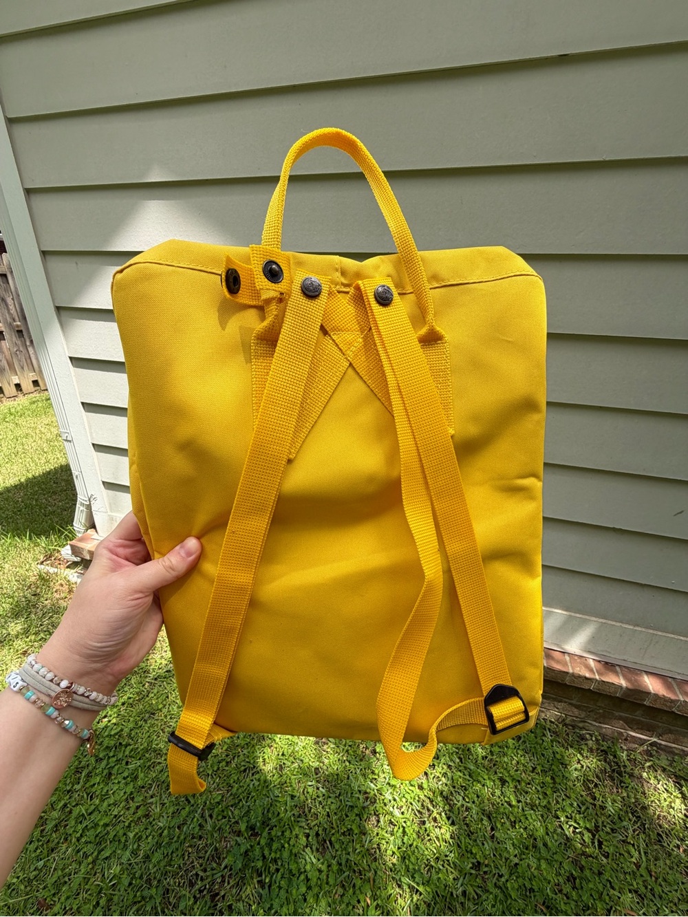 Fjallraven Kanken Backpack - Bright Yellow - Picture 2 of 3